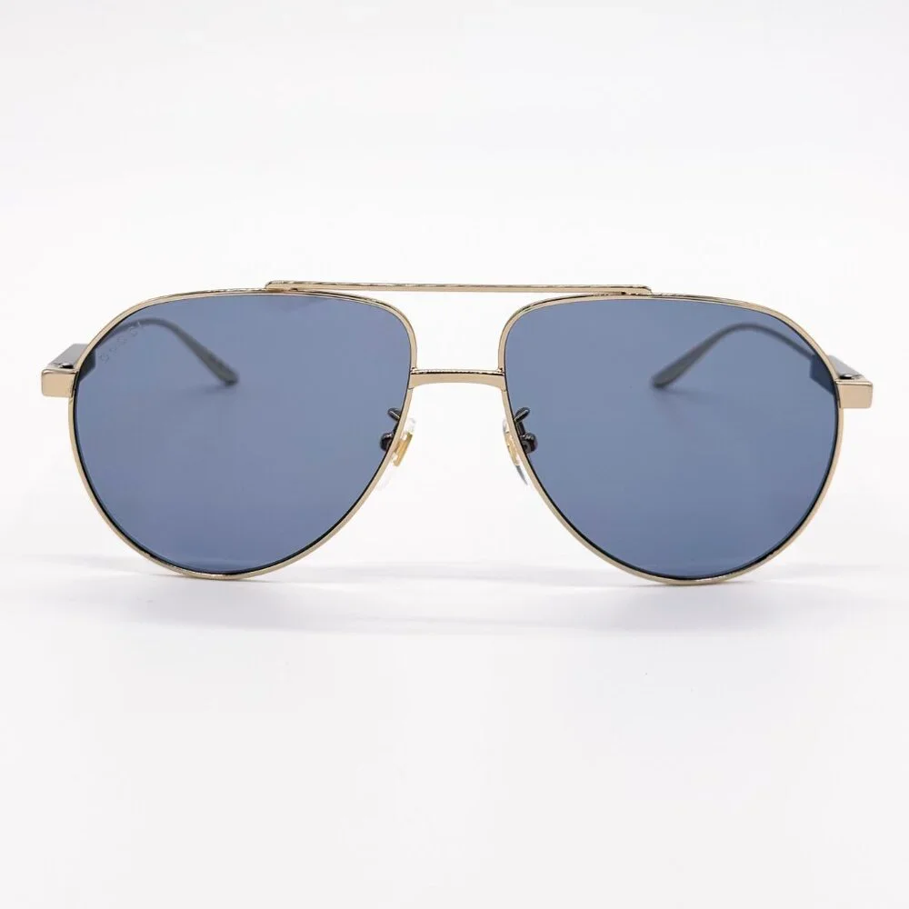 NEW GUCCI GG1311S 003 UNISEX METAL AVIATOR SUNGLASSES